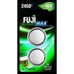 Fuji Lithium-ion Batteries, Two-coin size Li-Ion cells in blister packaging